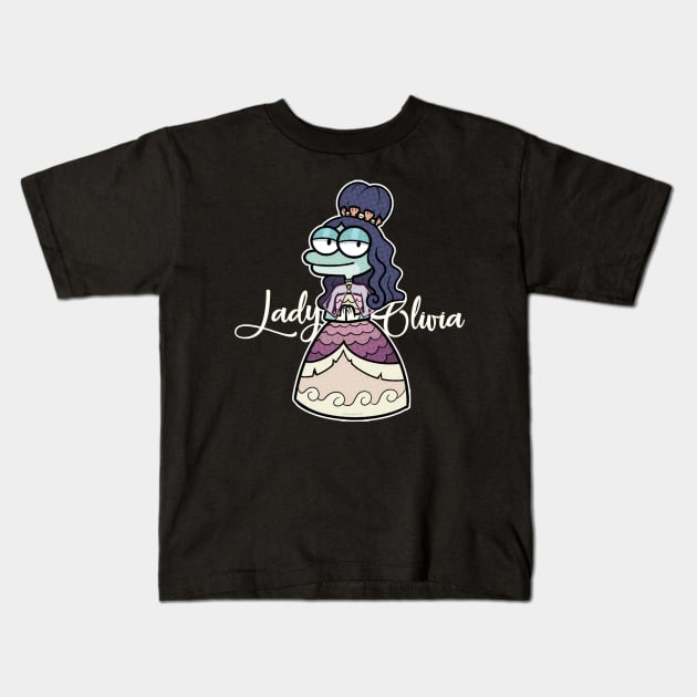 Lady Olivia Kids T-Shirt by Gurinn